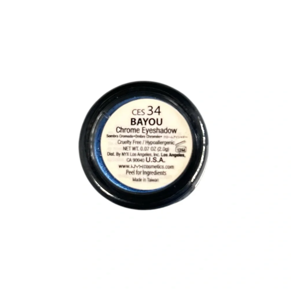 NYX Dramatic Chromatic Eyeshadow Pigment #34 Bayou Blue Discontinued NWT